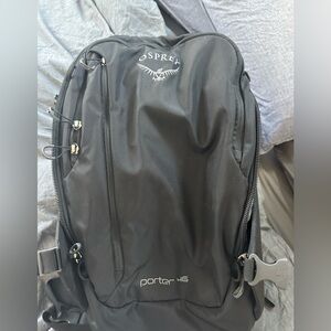 Osprey Black Porter 46 Backpack